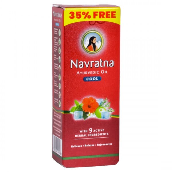 Navratna Ayurvedic Oil Cool (Free 35%) 20 ml