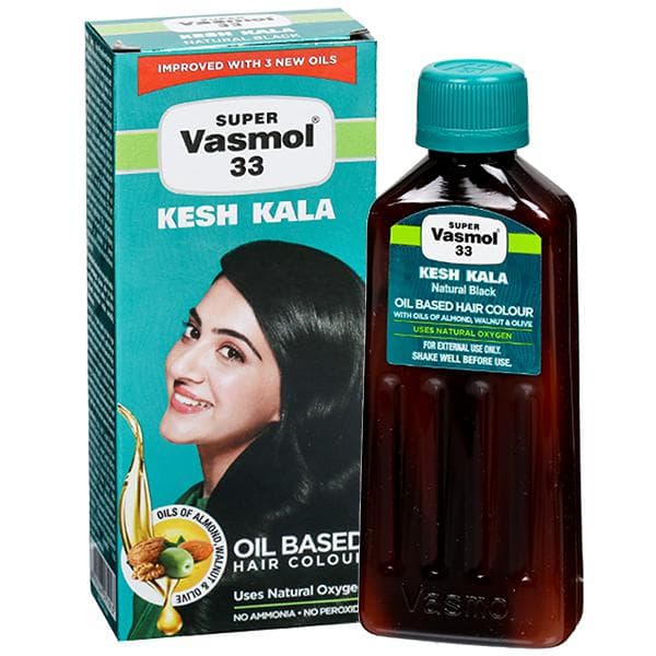 Super Vasmol 33 Kesh Kala Oil Based Hair Colour 100 ml