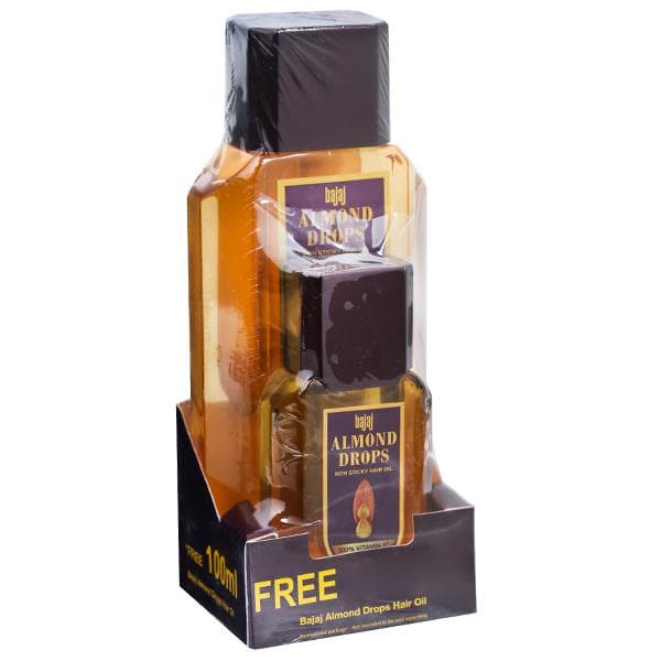 Bajaj Almond Drops Hair Oil (Free Bajaj Almond Drops Hair Oil 100 ml) 500 ml
