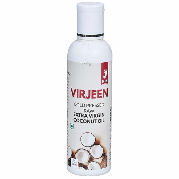 Virjeen Cold Pressed Raw Extra Virgin Coconut Oil 100 ml