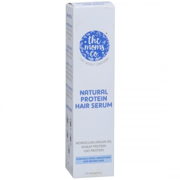 The Moms Co. Natural Protein Hair Serum Moroccan Argan Oil Wheat Protein Oat Protein 100 ml