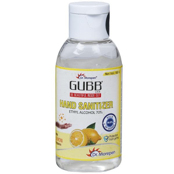 Dr.Morepen Gubb Hand Sanitizer With Lemon Fragrance 50 ml