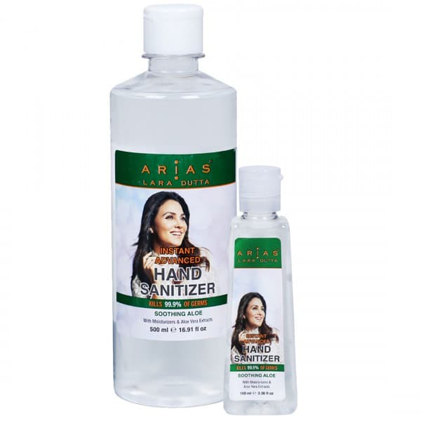 Arias Instant Advanced Hand Sanitizer Soothing Aloe (Free Arias Hand Sanitizer 100 ml) 500 ml
