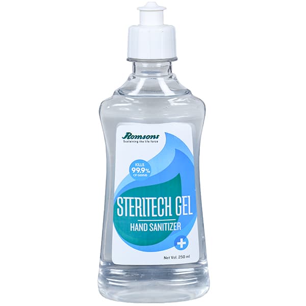 Steritech Gel Romsons Hand Sanitizer 250 ml