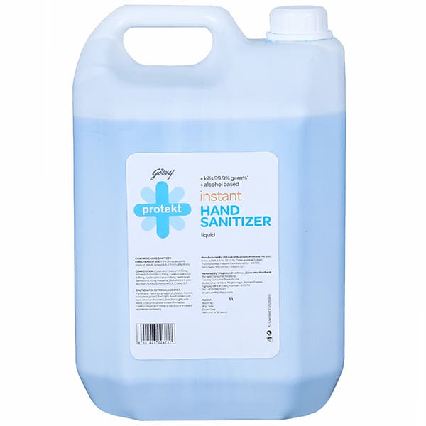 Godrej Protekt Instant Hand Sanitizer Liquid 5 L