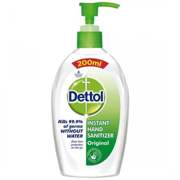 Dettol Instant Hand Sanitizer Original 200 ml
