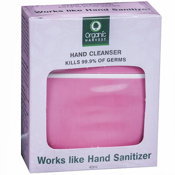 Organic Harvest Hand Cleanser Works Like Hand Sanitizer Pink 40 ml
