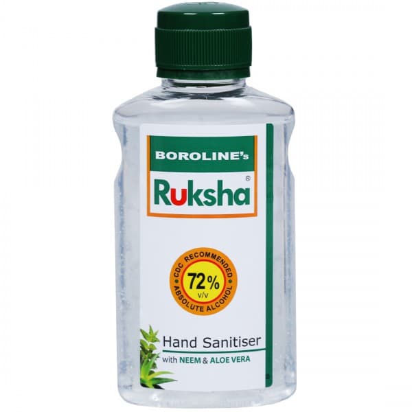 Borolines Ruksha Hand Sanitiser with Neem & Aloe Vera 100 ml