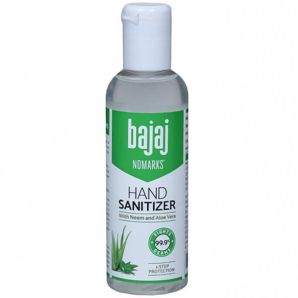 Bajaj Nomarks Hand Sanitizer with Neem and Aloe Vera 100 ml