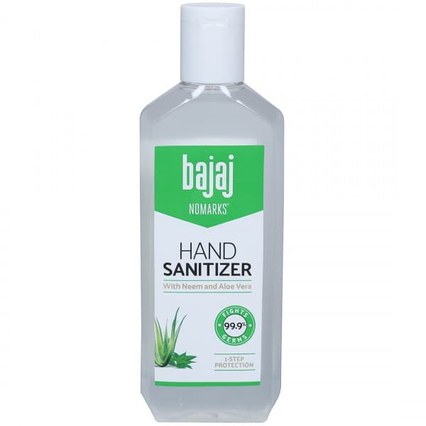 Bajaj Nomarks Hand Sanitizer Gel with Neem and Aloe Vera 200 ml
