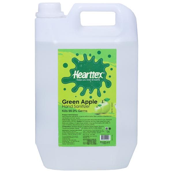 Hearttex Green Apple Hand Sanitizer 5 L