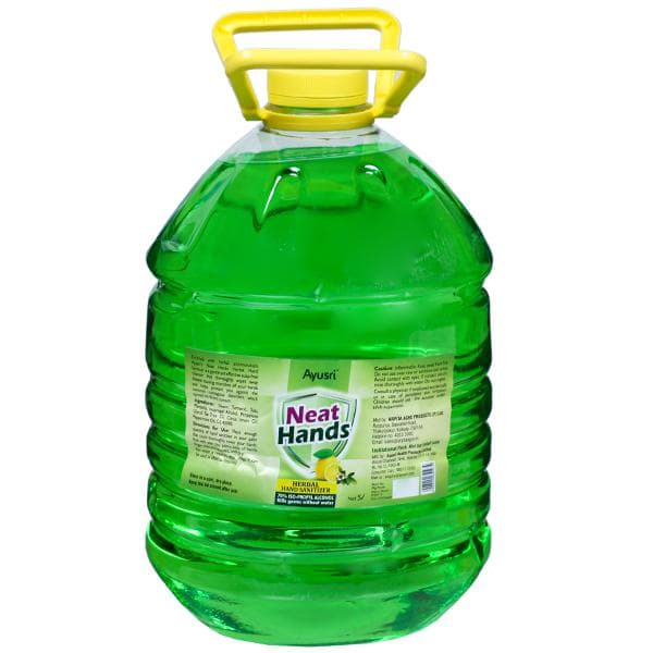 Ayusri Neat Hands Herbal Hand Sanitizer 5 L
