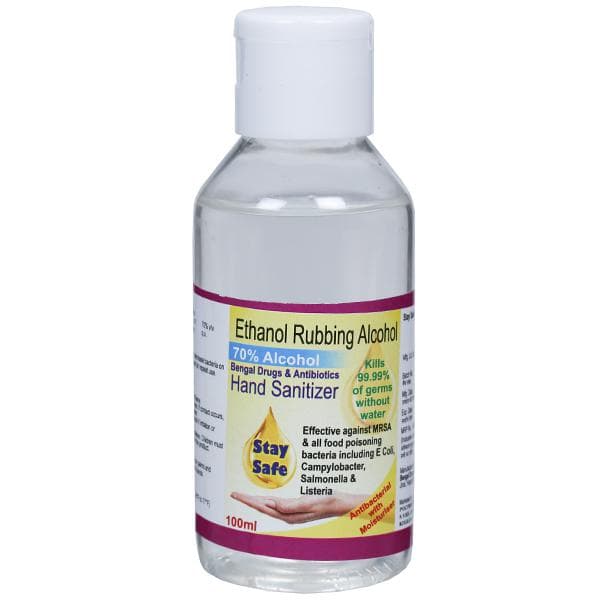 Ethanol Rubbing Alcohol Hand Sanitizer 100 ml