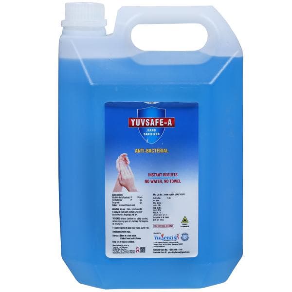 Yuvsafe-A Anti Bacterial Hand Sanitizer 5 L