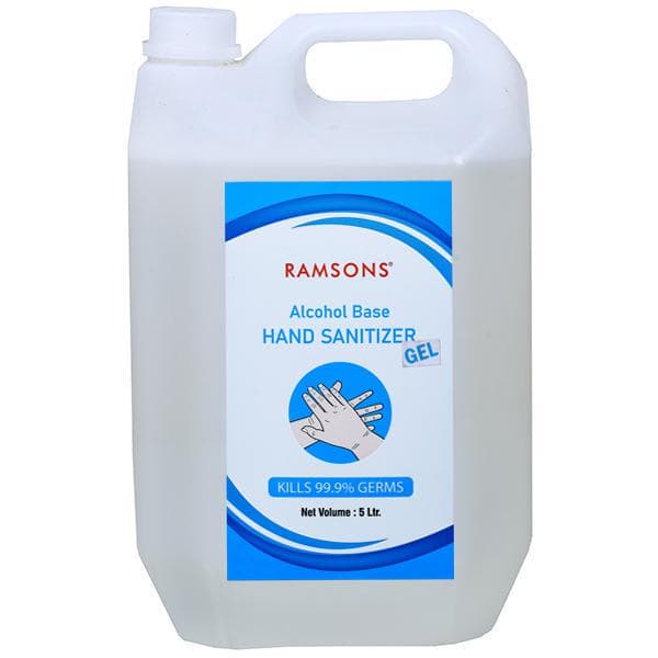 Ramsons Alcohol Base Hand Sanitizer Gel 5 L