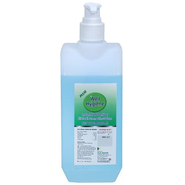 Pulse Well Hygiene Instant Hand Sanitizer Liquid 500 ml