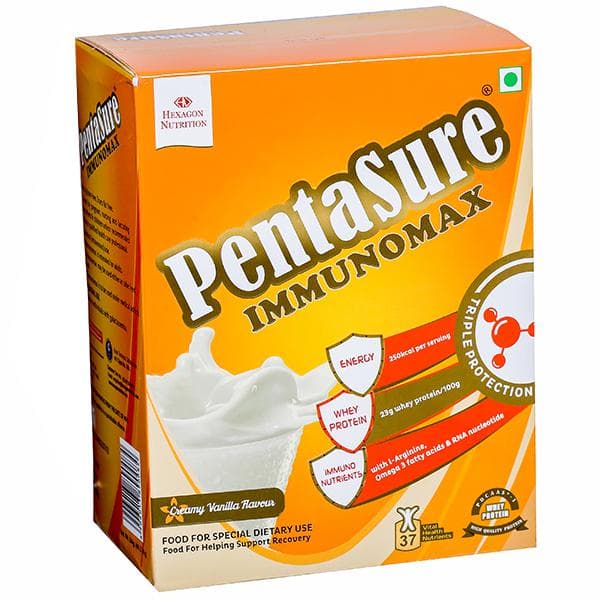 Pentasure Immunomax Creamy Vanilla Flavour 4 x 61 g