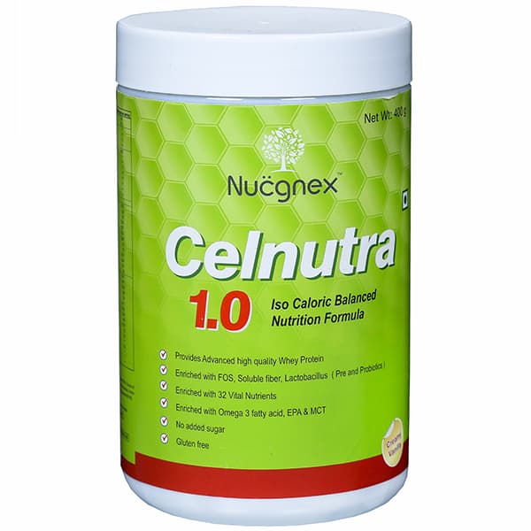 Nucgnex Celnutra 1.0 Creamy Vanilla 400 g
