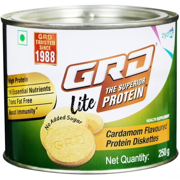 Grd Lite Cardamom Flavour Delicious Protein Diskettes 250 g