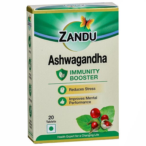 Zandu Ashwagandha Immunity Booster 2 x 10 Tablets