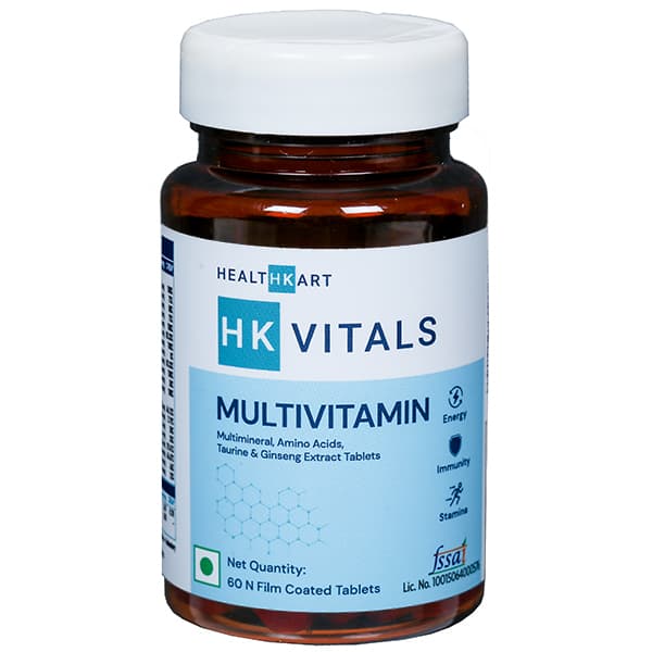 Healthkart HK Vitals Multivitamin Film Coated 60 Tablets