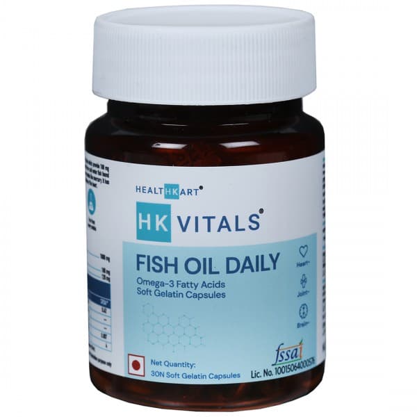Healthkart HK Vitals Fish Oil Daily Soft Gelatin 30 Capsules
