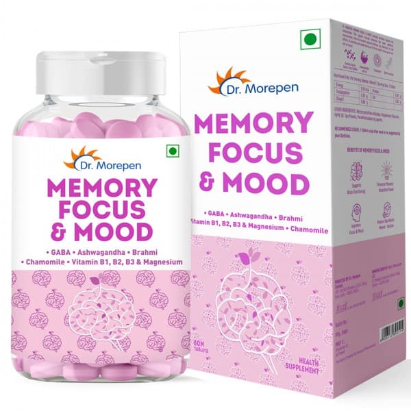 Dr. Morepen Memory Focus & Mood 60 Tablets