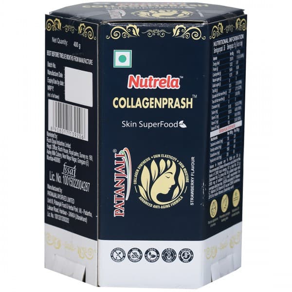 Patanjali Nutrela Collagenprash Strawberry Flavour 400 g