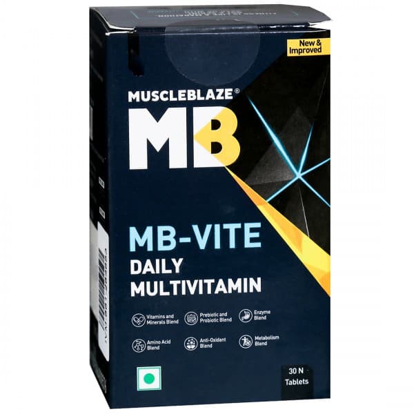 MuscleBlaze MB Vite Daily Multivitamin 30 Tablets