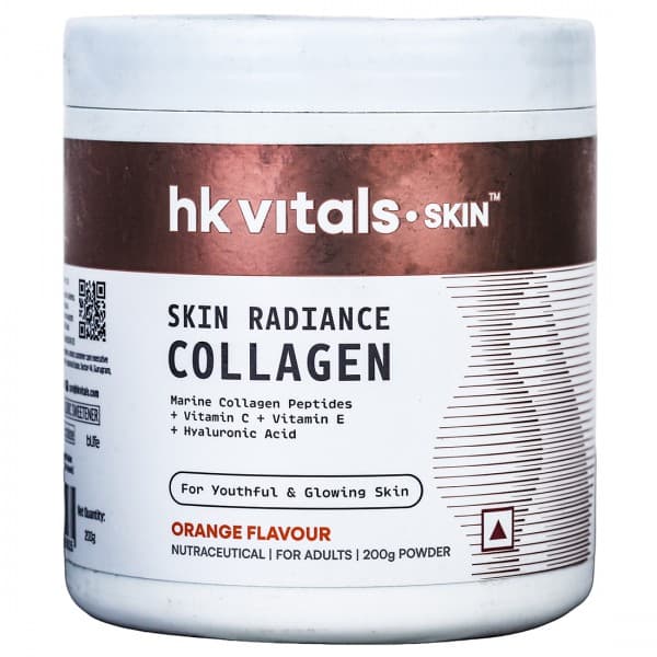 HK Vitals Skin Radiance Collagen Orange Flavour Powder Jar 200 g