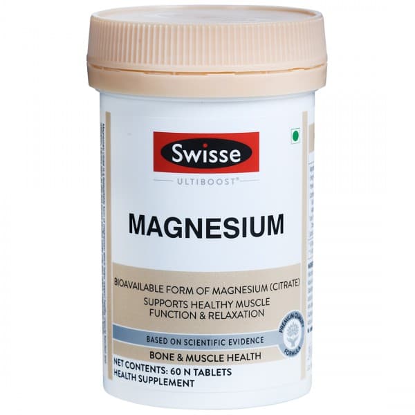 Swisse Ultiboost Magnesium for Bone & Muscle Health 150 mg 60 Tablets