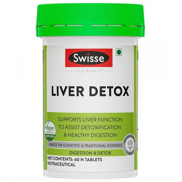 Swisse Ultiboost Liver Detox for Digestion & Detox 60 Tablets