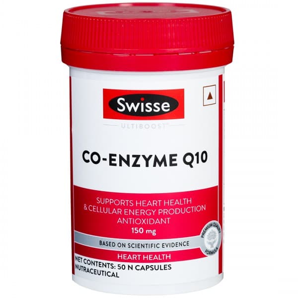 Swisse Ultiboost Co Enzyme Q10 for Heart Health 150 mg 50 Capsules