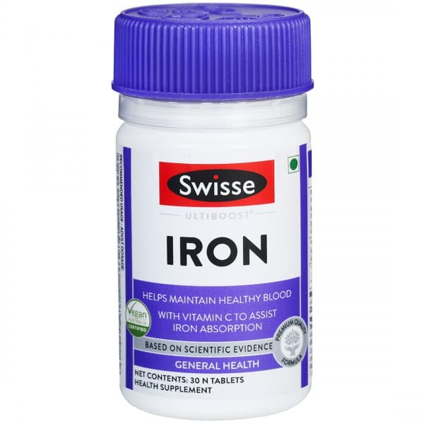 Swisse Ultiboost Iron for General Health 30 Tablets