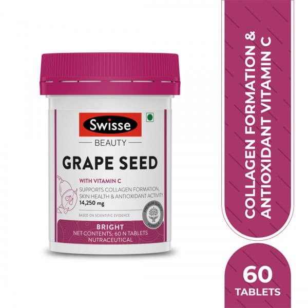 Swisse Beauty Grape Seed with Vitamin C 14250 mg 60 Tablets