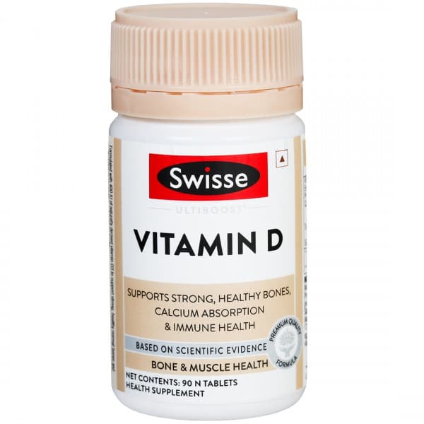 Swisse Ultiboost Vitamin D for Bone & Muscle Health 90 Tablets
