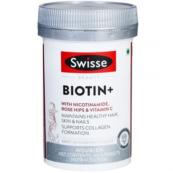 Swisse Beauty Biotin+ for Nourish 60 Tablets