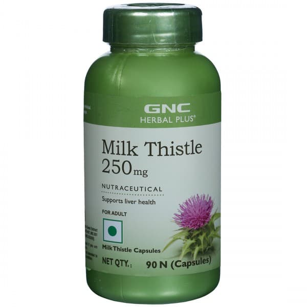 GNC Herbal Plus Milk Thistle 250 mg 90 Capsules