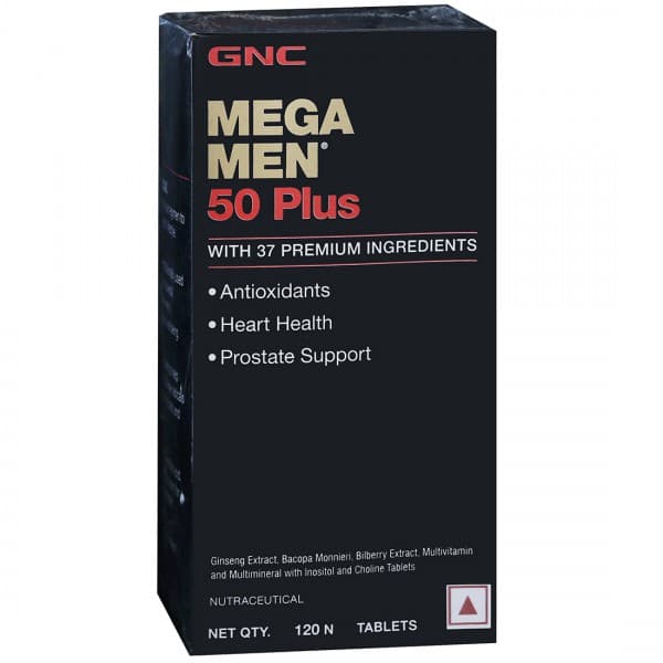 GNC Mega Men 50 Plus 120 Tablets