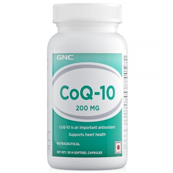 GNC CoQ-10 200 mg Soft Gelatin 30 Capsules