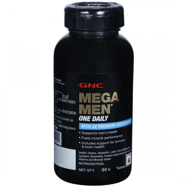 GNC Mega Men One Daily Multivitamin 60 Tablets