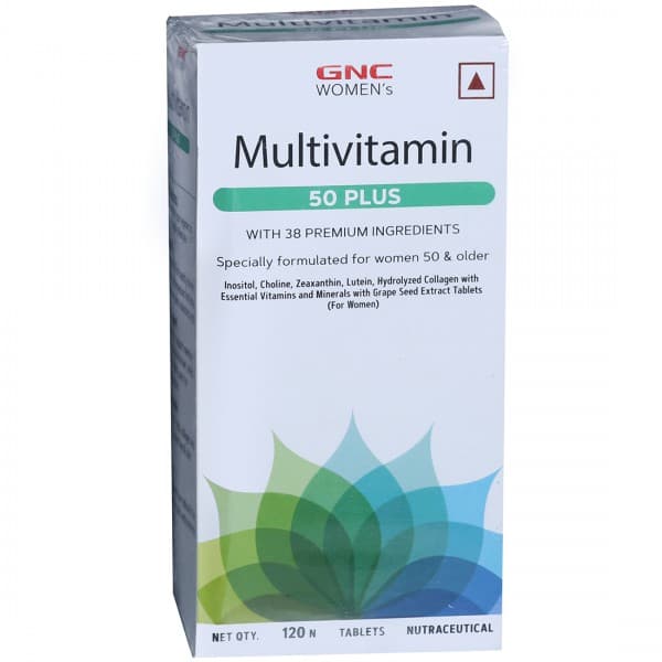 GNC Womens Multivitamin 50 Plus 120 Tablets