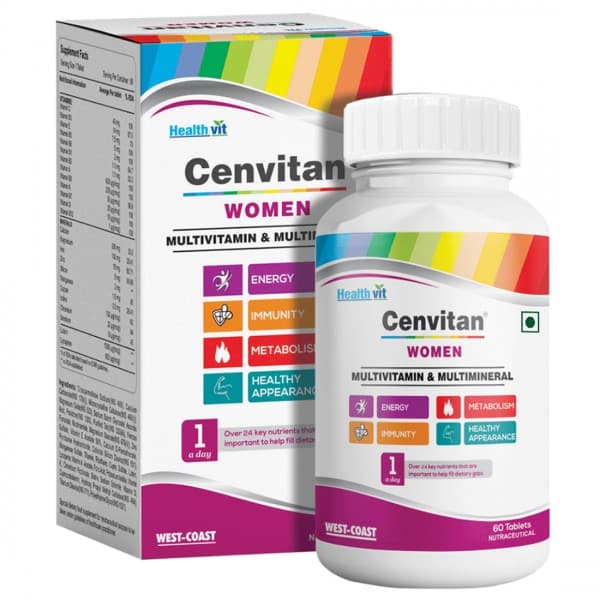 HealthVit Cenvitan Women Multivitamin & Multimineral 60 Tablets