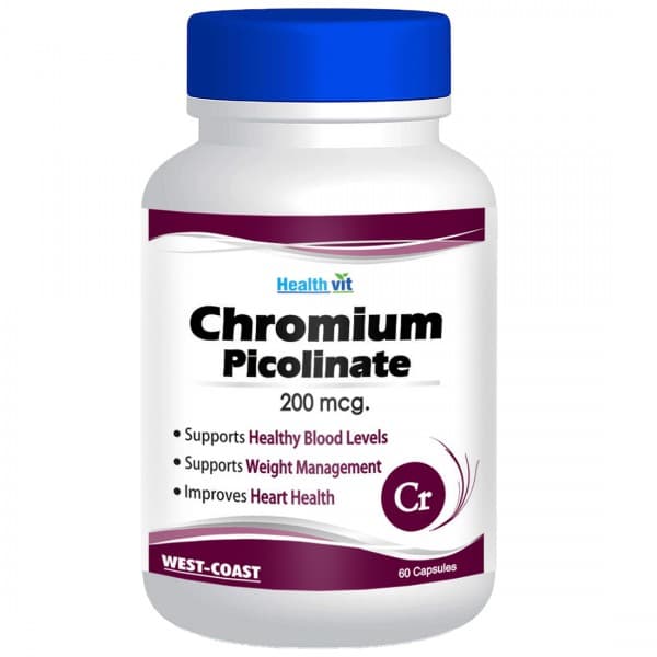 HealthVit Chromium Picolinate 200 mcg 60 Capsules