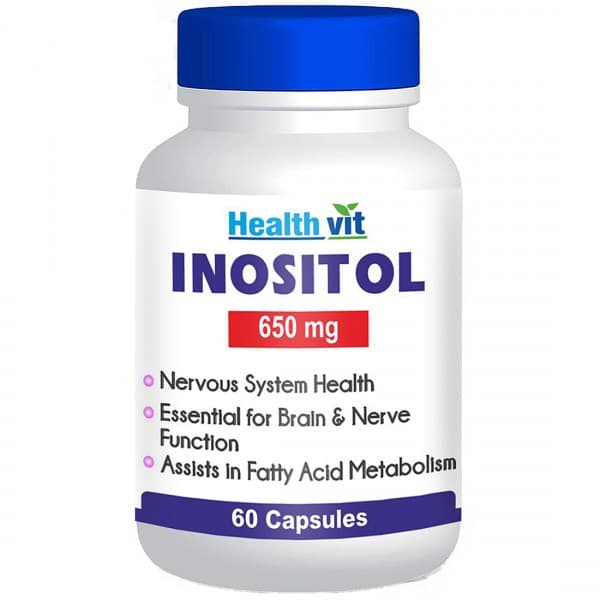 HealthVit Inositol 650 mg 60 Capsules