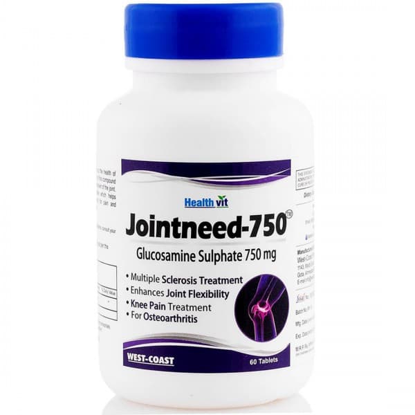 HealthVit Jointneed with Glucosamine Sulphate 750 mg 60 Tablets