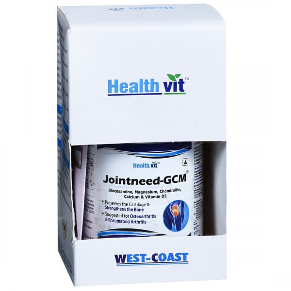HealthVit Jointneed with Glucosamine, Magnesium, Chondroitin, Calcium & Vitamin D3 60 Tablets