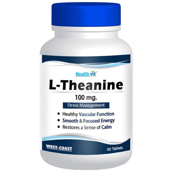 HealthVit L Theanine 100 mg 60 Tablets