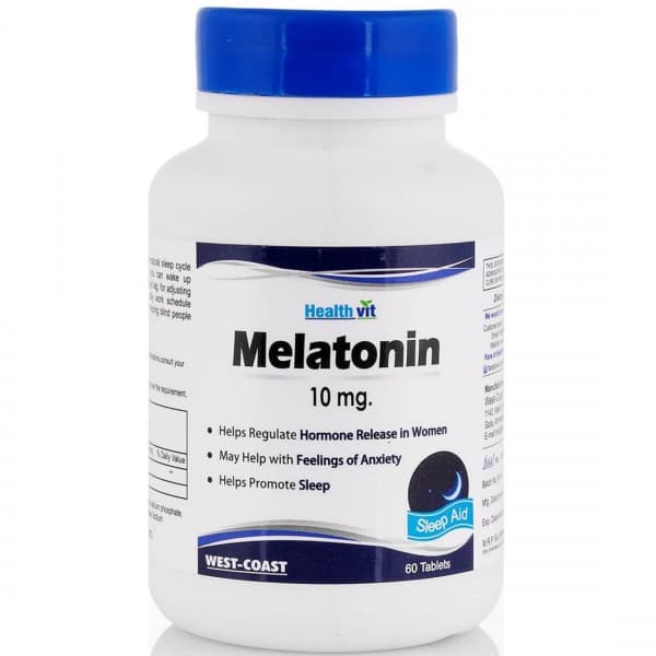 HealthVit Melatonin 10 mg 60 Tablets