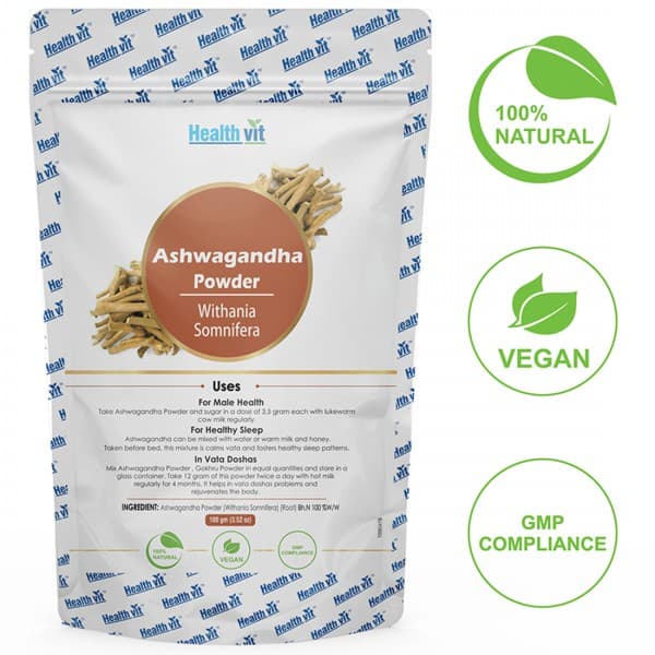 HealthVit Ashwagandha Powder 100 g